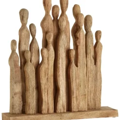 Table Top|Abstract^Statues & Sculptures Fusion of Souls 49cm Wood Indoor Sculpture
