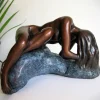 Figurative|Table Top^Statues & Sculptures Gaia Figurine Bronze Indoor Sculpture