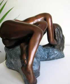 Figurative|Table Top^Statues & Sculptures Gaia Figurine Bronze Indoor Sculpture