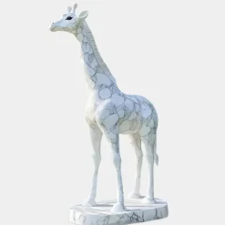 Wildlife|Modern^Statues & Sculptures Gigantic Giraffe 350cm White Marble Garden Statue v3
