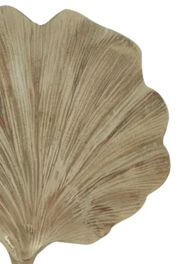 Table Top|Contemporary^Statues & Sculptures Ginkgo Leaf 28cm Gold Metal Indoor Sculpture