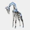 Wildlife|Contemporary^Statues & Sculptures Giraffe 181cm Geometric Metal Garden Sculpture