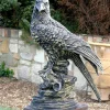 Eagles^Statues & Sculptures Golden Eagle Bronze Metal Garden Statue