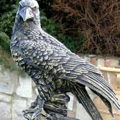 Eagles^Statues & Sculptures Golden Eagle Bronze Metal Garden Statue