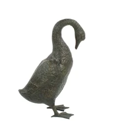 Goose^Statues & Sculptures Goose 55cm Bronze Metal Garden Ornament