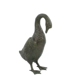 Goose^Statues & Sculptures Goose 55cm Bronze Metal Garden Ornament