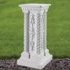 Plinths & Pedestals^Statues & Sculptures Grand 58cm Marble Resin Garden Pedestal