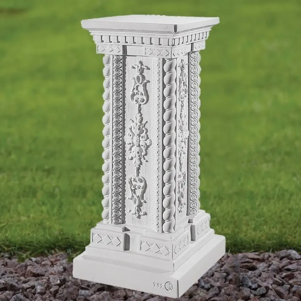 Plinths & Pedestals^Statues & Sculptures Grand 58cm Marble Resin Garden Pedestal