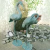 Cranes^Statues & Sculptures Grand Cranes Bronze Metal Garden Ornaments