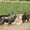 Wildlife|Lions^Statues & Sculptures Grand Lions Bronze Metal Garden Statues