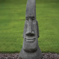 Easter Island Heads^Statues & Sculptures Grand Male Easter Island Head Stone Garden Ornament