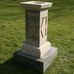 Bird Baths^Statues & Sculptures Grand Pedestal Design Stone Garden Birdbath