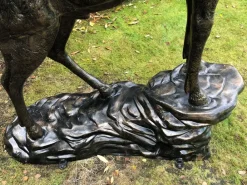 Stags & Deers^Statues & Sculptures Grand Stag Life-Size 292cm Metal Bronze Garden Statue