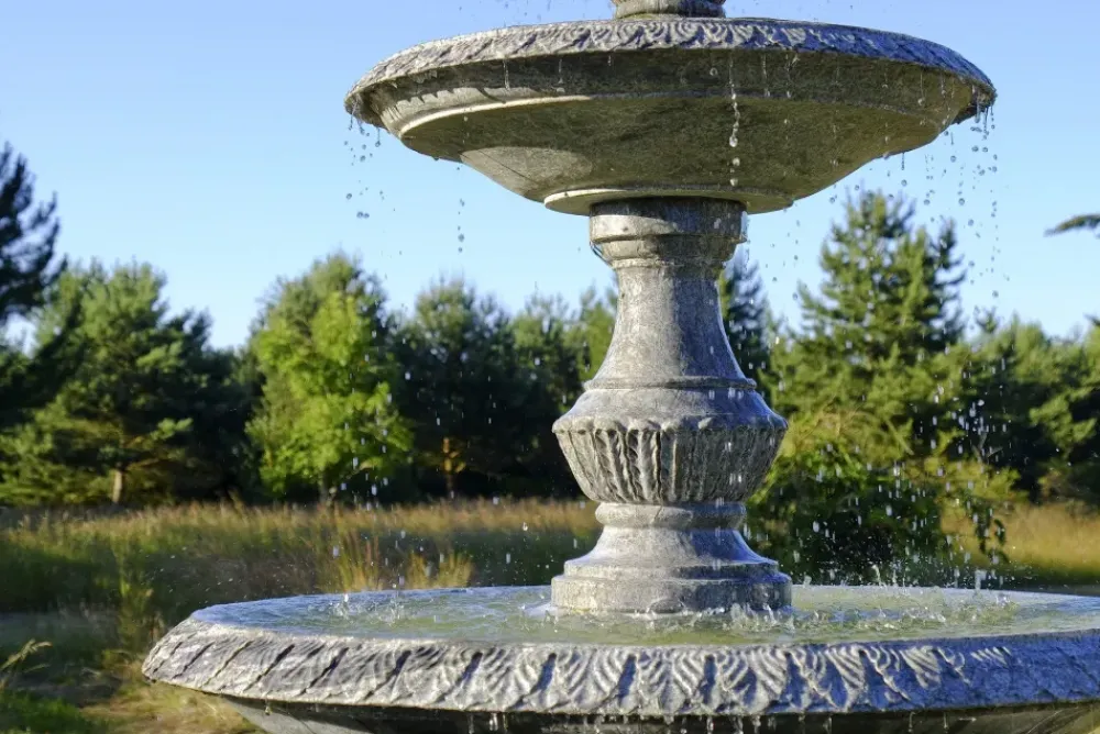 Water Features^Statues & Sculptures Grand Triple Tier 4m Emerald Marble Stone Water Fountain Feature