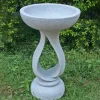 Bird Baths^Statues & Sculptures Grasmere Contemporary Granite Resin Garden Birdbath