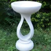 Bird Baths^Statues & Sculptures Grasmere Contemporary Marble Resin Garden Birdbath