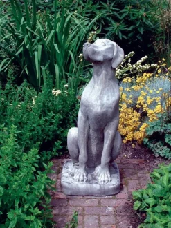 Dogs^Statues & Sculptures Great Dane Female Dog Stone Garden Statue