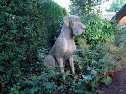 Dogs^Statues & Sculptures Great Dane Male Dog Stone Garden Statue
