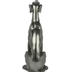 Floor Standing|Animals^Statues & Sculptures Guardian Greyhound 81cm Anthracite Resin Indoor Sculpture