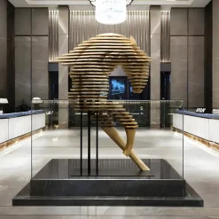 Floor Standing|Abstract^Statues & Sculptures Harmonic Horse 160cm Bronze Metal Garden Sculpture v1