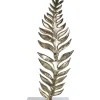 Table Top|Contemporary^Statues & Sculptures Harmonic Leaf 67cm Metal Indoor Sculpture