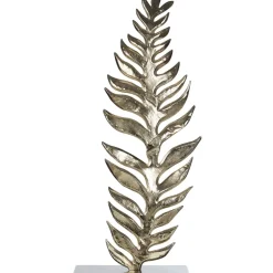 Table Top|Contemporary^Statues & Sculptures Harmonic Leaf 67cm Metal Indoor Sculpture