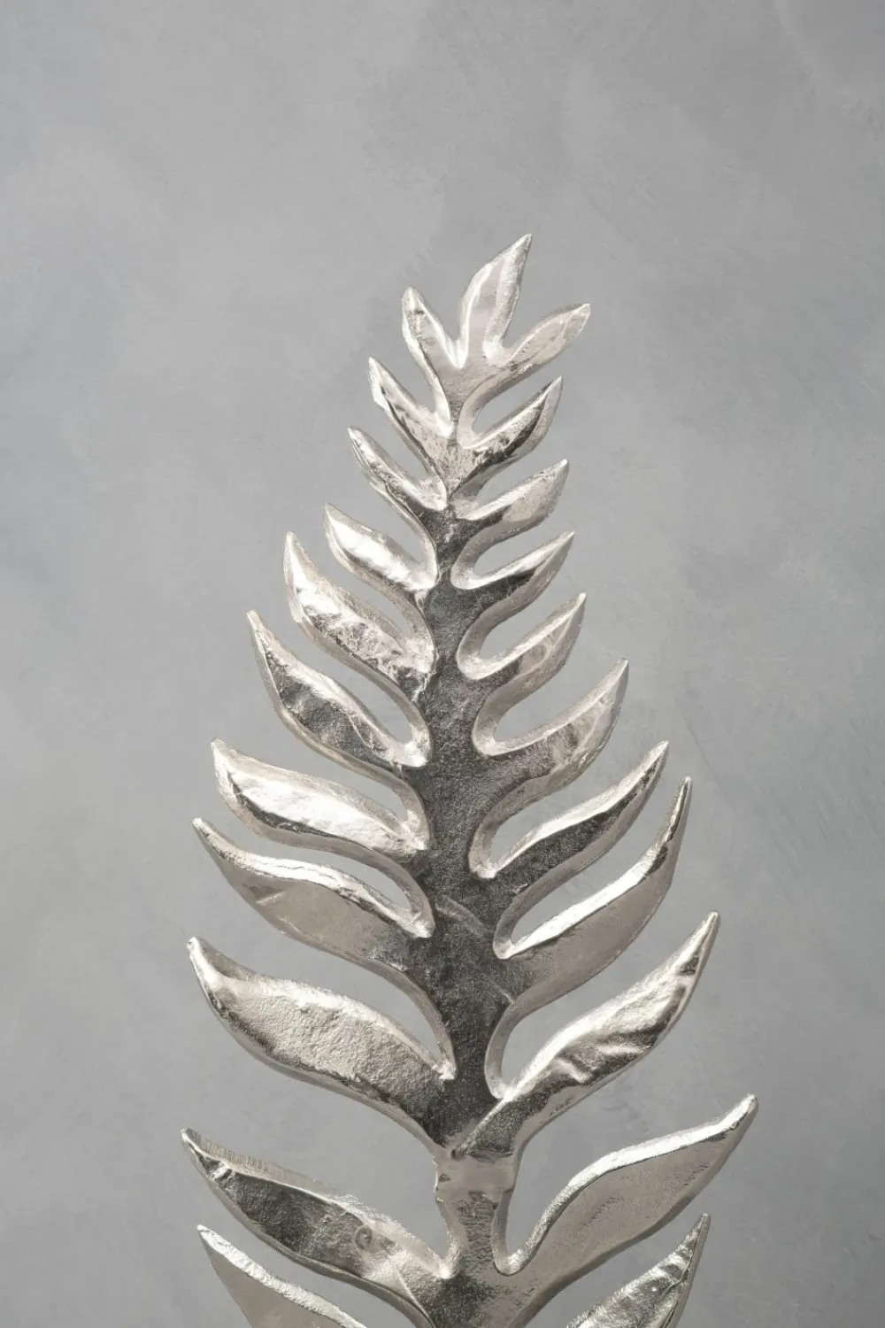 Table Top|Contemporary^Statues & Sculptures Harmonic Leaf 67cm Metal Indoor Sculpture