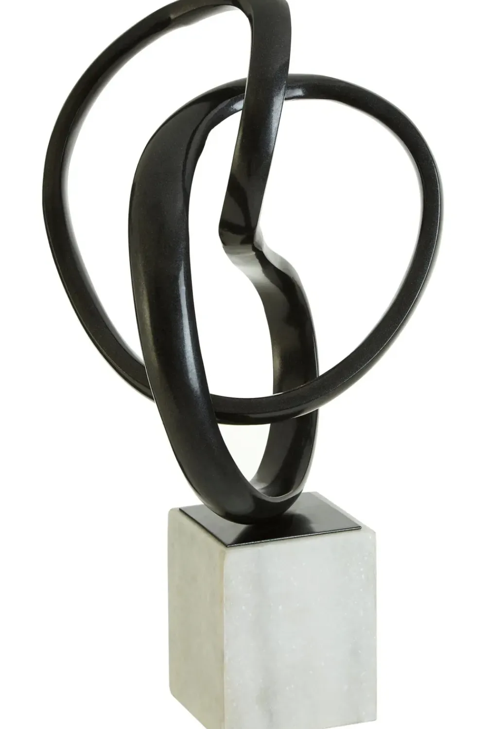 Table Top|Abstract^Statues & Sculptures Harmony in Motion 34cm Black Metal Indoor Sculpture