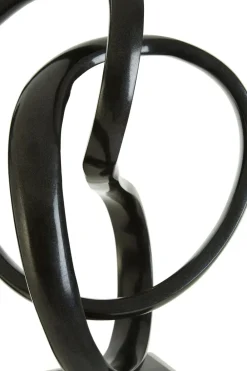 Table Top|Abstract^Statues & Sculptures Harmony in Motion 34cm Black Metal Indoor Sculpture