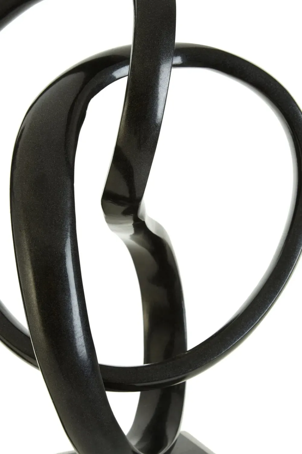 Table Top|Abstract^Statues & Sculptures Harmony in Motion 34cm Black Metal Indoor Sculpture