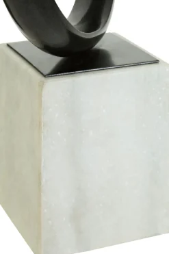 Table Top|Abstract^Statues & Sculptures Harmony in Motion 34cm Black Metal Indoor Sculpture