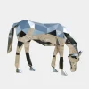 Wildlife|Horses^Statues & Sculptures Horse 130cm Geometric Metal Garden Sculpture