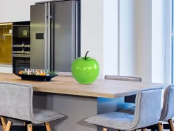 Table Top|Contemporary^Statues & Sculptures Iconic Apple 30cm Green Resin Indoor Sculpture