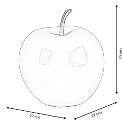 Table Top|Pop Art^Statues & Sculptures Iconic Apple 30cm Pop Art Resin Indoor Sculpture