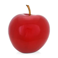Table Top|Contemporary^Statues & Sculptures Iconic Apple 30cm Red Resin Indoor Sculpture