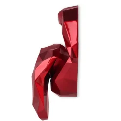 Wall Art|Contemporary^Statues & Sculptures Iconic Lips 42cm Red Resin Wall Sculpture