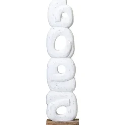 Table Top|Abstract^Statues & Sculptures Infinite Quartet 61cm White Wood Indoor Sculpture
