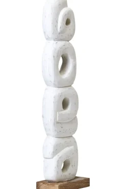 Table Top|Abstract^Statues & Sculptures Infinite Quartet 61cm White Wood Indoor Sculpture
