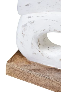 Table Top|Abstract^Statues & Sculptures Infinite Quartet 61cm White Wood Indoor Sculpture