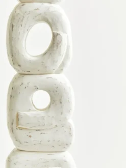 Table Top|Abstract^Statues & Sculptures Infinite Quartet 61cm White Wood Indoor Sculpture