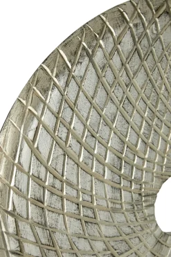 Table Top|Abstract^Statues & Sculptures Infinity Core 50cm Silver Wood Indoor Sculpture