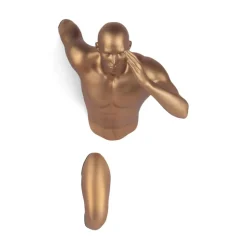 Figurative|Wall Art^Statues & Sculptures Infinity Man 28cm Bronze Resin Wall Sculpture