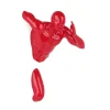 Figurative|Wall Art^Statues & Sculptures Infinity Man 28cm Red Resin Wall Sculpture