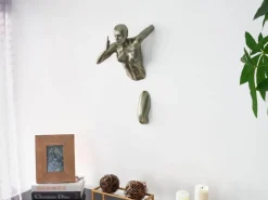 Figurative|Wall Art^Statues & Sculptures Infinity Woman 50cm Anthracite Resin Wall Sculpture