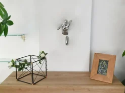 Figurative|Wall Art^Statues & Sculptures Infinity Woman 28cm Silver Resin Wall Sculpture