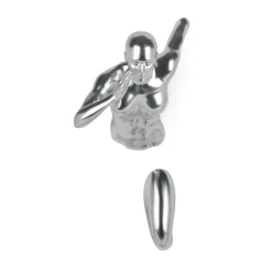 Figurative|Wall Art^Statues & Sculptures Infinity Woman 28cm Silver Resin Wall Sculpture