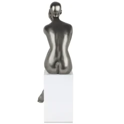 Figurative|Floor Standing^Statues & Sculptures Introspective 74cm Anthracite Resin Indoor Sculpture