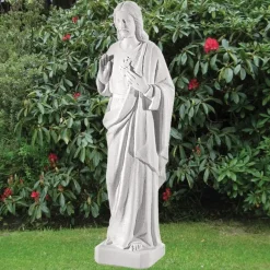 Jesus^Statues & Sculptures Jesus Christ 97cm Marble Resin Garden Statue
