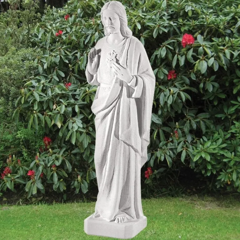 Jesus^Statues & Sculptures Jesus Christ 97cm Marble Resin Garden Statue