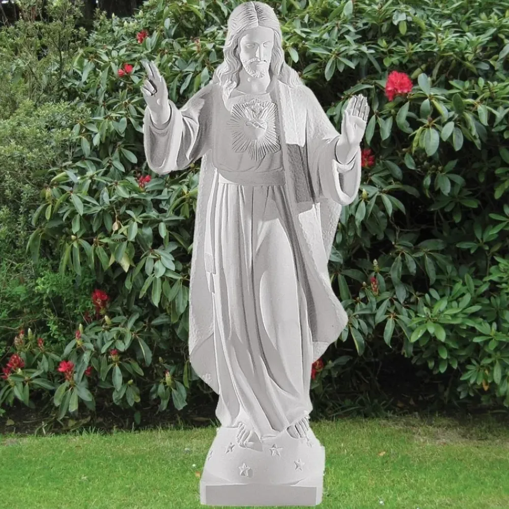 Jesus^Statues & Sculptures Jesus Christ 83cm Marble Resin Garden Statue
